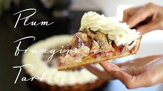 Сливовый тарт с франжипаном  Plum tart frangipane