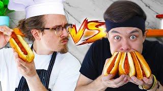 Competitive Eater vs Professional Chef ft. Josh Weissman