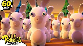 Where are the Rabbids ?  RABBIDS INVASION  1H New compilation  Cartoon for kids