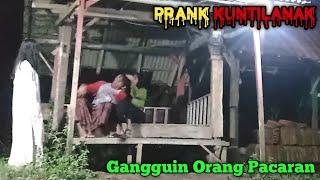 Prank Kuntilanak Paling Jahil  Gangghin Orang Lagi Pacaran Di Gubuk  Scary Ghost Prank‼️