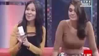 Ups Video Luna Maya Garuk Anunya Saat Live Di TV