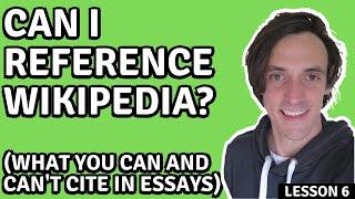 Can you Reference Wikipedia YouTube or Websites in University Essays?