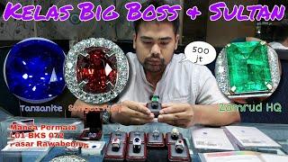 Review Harga Tanzanite Super HQ Emerald Beryl  Zamrud   Manca Permata- Pasar Rawa Bening