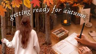 Getting Ready for Autumn  Art Desk Makeover Cozy Crafts & Resetting Before Fall  Cozy Fall Vlog