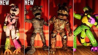 FNAF Help Wanted 2 - All Animatronics + Posters Flat Mode Update