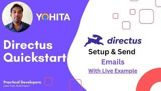 Directus QuickStart  Emails SMTP Config Sending Email with Extension & Flows with Live Example