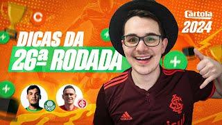 DICAS #26 RODADA  CARTOLA FC 2024  PALMEIRAS PRA MITAR?