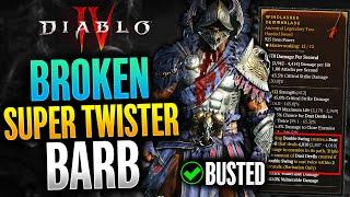 Diablo 4 - Infinite Dust Devil Barbarian Leveling Build Guide 1-100  Best Barb Build Season 4