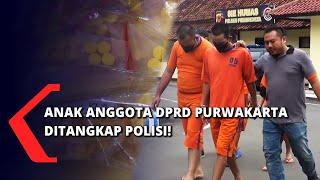 Edarkan Sabu-Sabu Anak Anggota DPRD Purwakarta Ditangkap Polisi