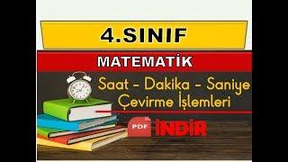 Saat - Dakika - Saniye Çevirme İşlemleri