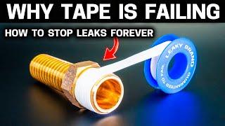 92% of Homeowners Use Teflon Pipe Tape Wrong - Heres Why it Leaks