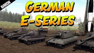 German E-fficiency  E-SERIES TANKS Men of War Assault Squad 2 Mod