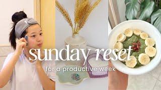 SUNDAY RESET ROUTINE  how I prep for a productive week