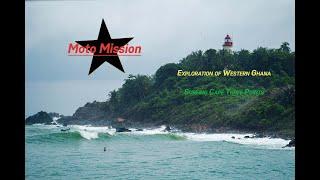 Mission Moto - Surfing Cape Three Points Western Ghana. Irish and Frenchmans unknown adventure