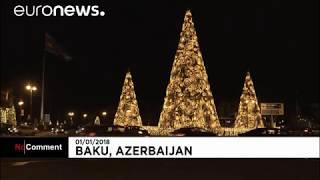 Azerbaycanın başkenti #Baküde Yılbaşı 2018