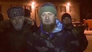 Р Кадыров в Шалях в ночь спецоперация 30 01 2017