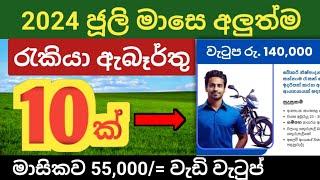  Jobs vacancy 2024 ජූලි මාසෙට රැකියා ඇබෑර්තු  new job vacancy in sri lanka  Online jobs at home