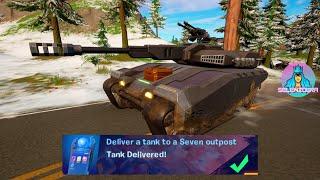 Establish Device Uplink & Deliver a Tank to a Seven Outpost 1  Fortnite Resistance Quests