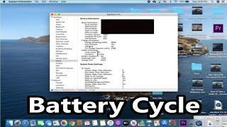 MacBook How to Check Battery Cycles Health