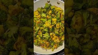 Super Quick Healthy Broccoli Cauliflower Recipe #shorts#