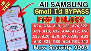 All Samsung FRP Bypass 2024Android 121314 New Security 2024 Google Account Remove100% Working