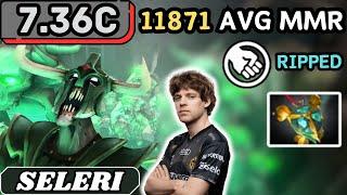 7.36c - Seleri UNDYING Hard Support Gameplay - Dota 2 Full Match Gameplay