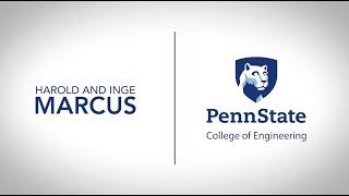 Thank you from Marcus scholar engineering students and faculty at Penn State