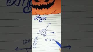 find angle with a short trick #angle #geometry #shapes #variable #easymathtricks #mcqquiz #mathhackd