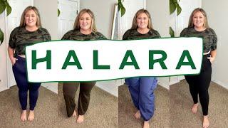 HALARA PLUS SIZE REVIEW  flare leggings joggers yoga pants etc.