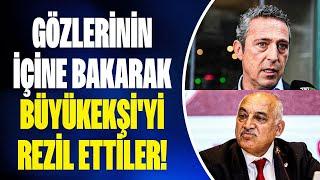 CANLI - Fenerbahçe Başkanı Ali Koç ve yönetici Hulusi Belgü Büyükekşiyi rezil etti