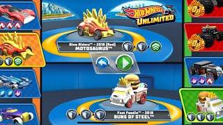 Hot Wheels Unlimited #28 ️ 2-player mode DINO RIDERS MOTOSAURUS VS FAST FOODIE BUNS OF STEEL