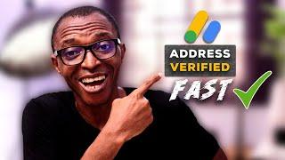 When you do this your AdSense PIN will come Fast. How to Verify Payment Address