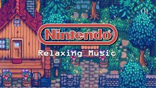 calm videogame music for studying sleep work whle its raining