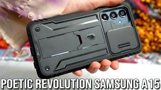 Poetic Revolution Samsung A15 Heavy Duty Kickstand Case