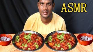 WOW EATING Chilli Parotta ASMR _NO TALKING  Deva asmr