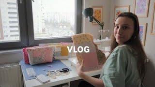 Dikiş Günlükleri   Vlog  Patchwork çanta dikiyorum