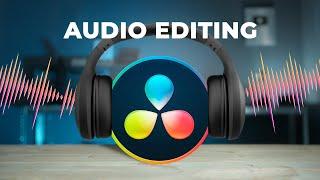 How I Get PERFECT AUDIO in DaVinci Resolve 18  Fairlight Audio Editing Tutorial