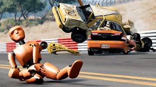 Crash Test Dummy Stunts Gone Wrong  BeamNG.drive