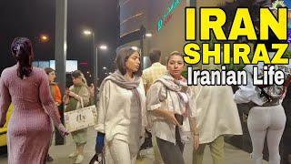 IRAN  Iranian NightLife in a very crowded neighborhood of Shiraz ایران