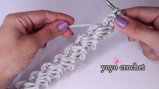 كروشية يد شنطة بفكرة جديدة  رائعة وسهلة - Beautiful crochet handbag #يويو_كروشية