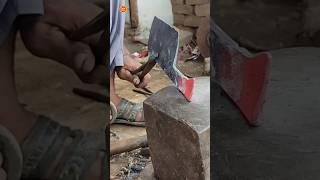 Talented Blacksmith Making a Cleaver knife #shorts #knifemaking #blacksmith