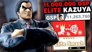 This is what an 11000000 GSP Kazuya looks like in Elite Smash