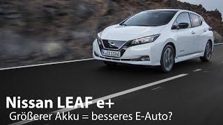  Nissan LEAF e+ 62 kWh Test  Vor- und Nachteile des größeren Akku 4K - Autophorie