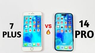 iPhone 7 Plus Vs 14 Pro in 2023 - Speed Test iOS 15.7.9 Vs iOS 16.6.1