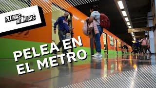 Taquilleras pelean en el Metro de la CDMX