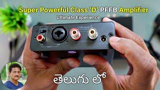 Fosi Audio V3 Mono PFFB Power Amplifier  Unboxing in Telugu...