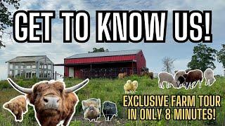 Who Are We? Exclusive Farm & Property Tour of Paragon Ridge Ranch  Get To Know Us #FarmLife