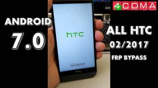 ALL HTC Android 7.0 Google Account Lock Bypass  FEB 2017  How To Tutorial