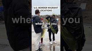 People from everywhere at the US Border 