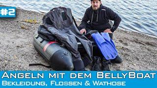 Angeln mit dem BellyBoat  Folge 2 - Bekleidung Flossen & Wathose für ALLE Jahreszeiten